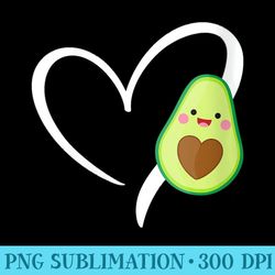 s heart love avocados - transparent png file download