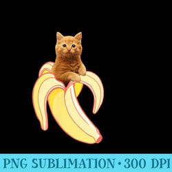 yellow banana cat t cute kawaii red ki - png download website