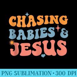 chasing babies and jesus chasing babies jesus christian - png download source