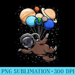 astronaut sloth space stars cute animals galaxy univers - png download collection