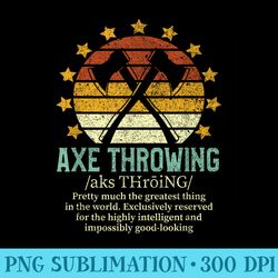 axe throwing funny fake definition hatchet ax thrower - png illustration download