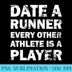 date runner every other athlete is player running white - transparent png artwork