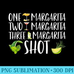 one margarita two margarita three margarita shot - png illustration download