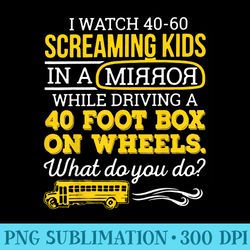 i watch 40 60 screaming in a mirror while driving - download png illustration
