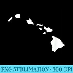 hawaii map - png download illustration