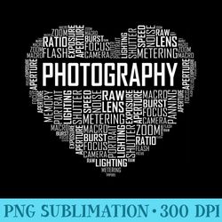 photography heart lover photographer love - png image download