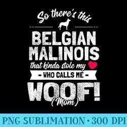 belgian malinois mom dog owner humor - transparent png design