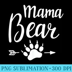mama bear - sublimation artwork png download