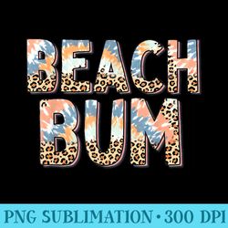 beach bum - printable png graphics