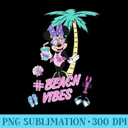 disney minnie mouse unicorn beach vibes - unique sublimation png download
