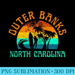 outer banks north carolina surf beach surfer obx nc girls sweatshirt - png art files