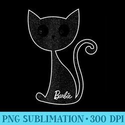 barbie halloween black cat raglan baseball - sublimation png designs