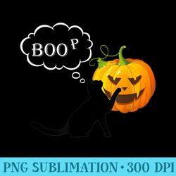 funny black cat boo boop halloween - high quality png files
