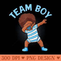 team baby party gender reveal announcement - mug sublimation png