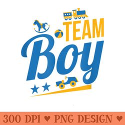 team gender reveal baby shower - png clipart