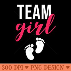 team girl gender reveal baby shower babys gender pink blue - png templates