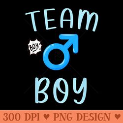 gender reveal team baby shower - png graphics