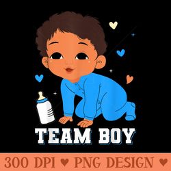 team baby party gender reveal announcement - transparent png clipart