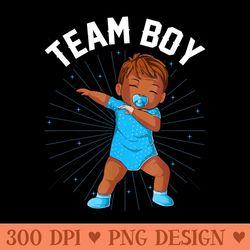 team baby party gender reveal announcement - clipart png