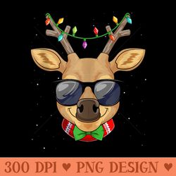 deer reindeer christmas antlers matching xmas family holiday - png download with transparent background