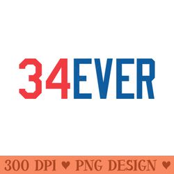 34ever - high quality png clipart