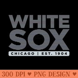 white sox - digital png artwork