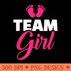 team baby girl - png graphics
