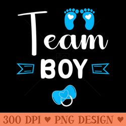 team boy gender revel baby party announcement - clipart png