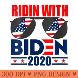 s ridin with biden 2020 funny joe political patriotic campaign - png download