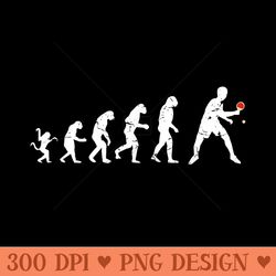 ping pong evolution for men funny table tennis t - high quality png download