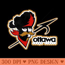 defunct ottawa rough riders football - sublimation png designs