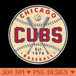 chicago cubs crossed bats - png image download