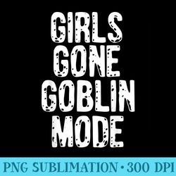funny goblin mode trend goblincore goblin girl - shirt clipart free png