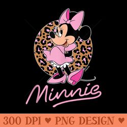 disney minnie leopard print - png graphics