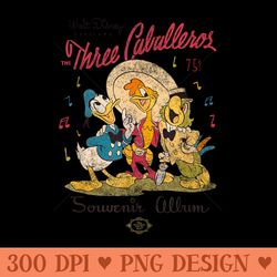 disney the three caballeros classic - png download