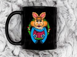 the muppet christmas carol bean bunny coffee mug, 11 oz ceramic mug