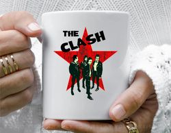 the clash t shirt coffee mug, 11 oz ceramic mug