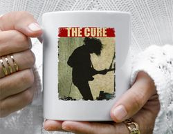 the cure retro style coffee mug, 11 oz ceramic mug