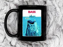 bigger bass boat coffee mug, 11 oz ceramic mug