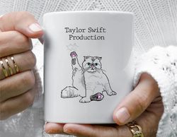 taylor swift production coffee mug, 11 oz ceramic mug