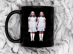 the twins from the shining coffee mug, 11 oz ceramic mug
