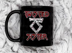 the twisted sister coffee mug, 11 oz ceramic mug