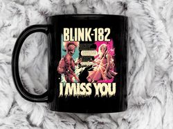 blink 182 untitled i miss you coffee mug, 11 oz ceramic mug