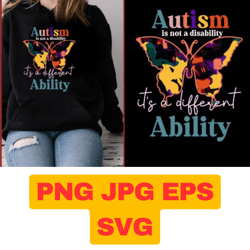 autism is not a disability autism shirt