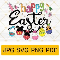 happy easter print ready design