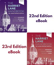 the harriet lane handbook: hopkins hospital mobile medicine 22nd edition the harriet lane handbook: hospital 23rd combo