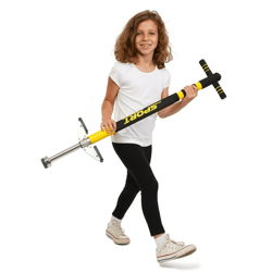 pogo stick - sport edition, ages 5, 40-80 lbs, actual color:yellow