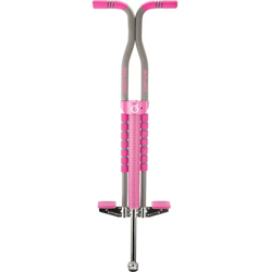new bounce pogo stick for kids ages 9 pro sport edition kids pogo stick, black & charcoal, actual color:pink