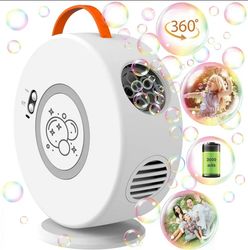 bubble machine for kids automatic bubble blower toddlers bubble maker for boys girls outdoor party