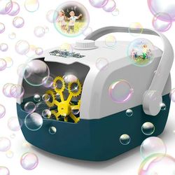 haokaini bubble machine, gift for christmas party automatic bubble blower, kids&adult bubble toy fun